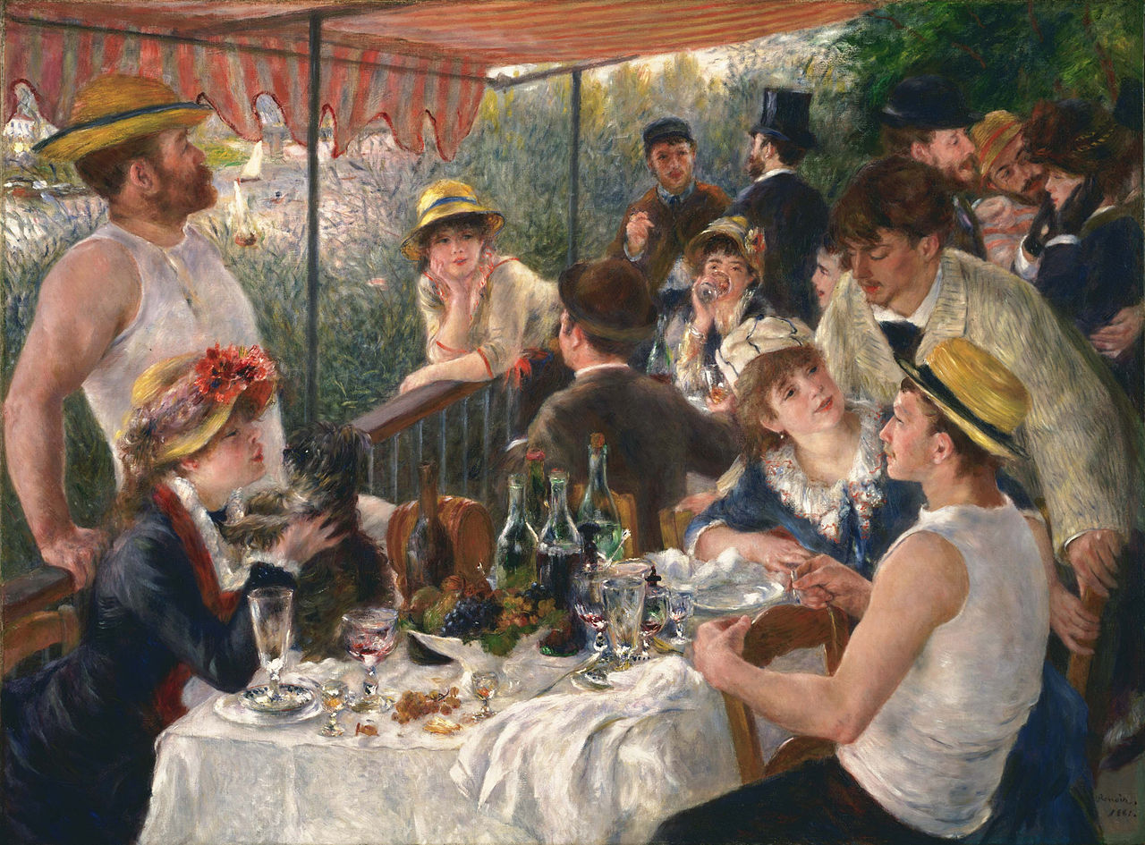  pierre-auguste renoir - luncheon of the boating party 1880 - 1881 